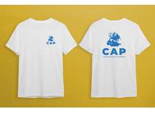 T-shirt Blanc MC CAP