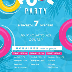 Pool Party Junior 7 Octobre 2026